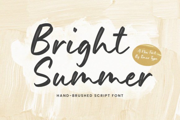 Bright Summer: A Font That Captures Warmth and Elegance