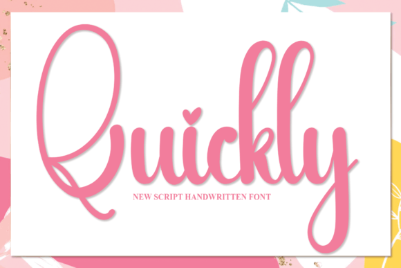 Discover Quickly: A Handwritten Font for Modern Design