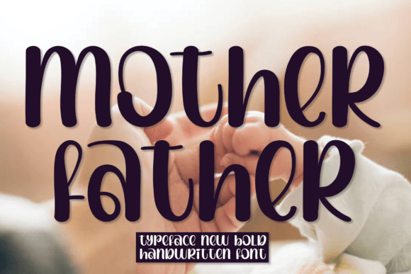 Exploring the Delicate Swirls of Mother Father Typography
